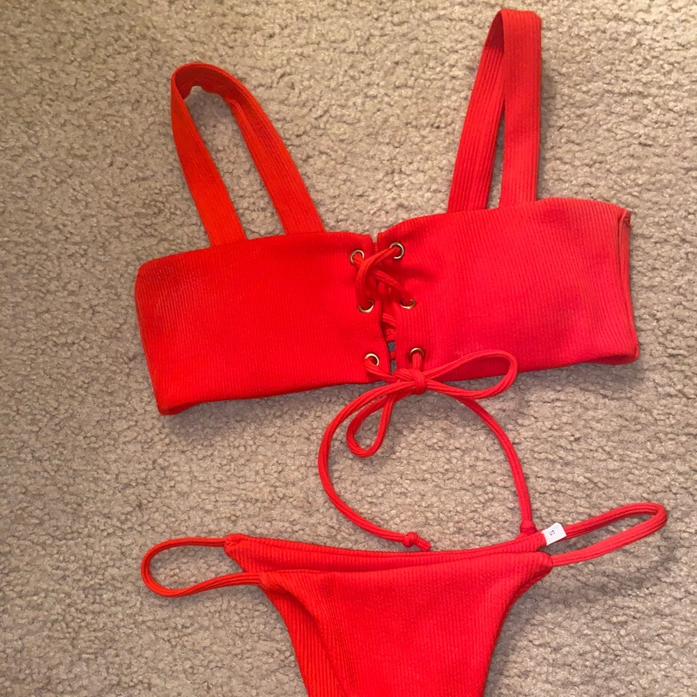 Red bikini from zaful, size small